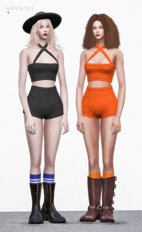 Knit Tube Top&Short• new mesh by me
• 60 swatches
• hq compatible
• custom preview
• all lods
❤ hope you like it！ ❤
• Please do not steal my mesh as your own.
• Please don’t re-upload
DL(Blog)• no ad download, early access on my Patreon
• all my cc...