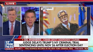 Delaying Trump sentencing allows judge to look ‘magnanimous,’ ‘apolitical’: Sol Wisenberg - Fox News