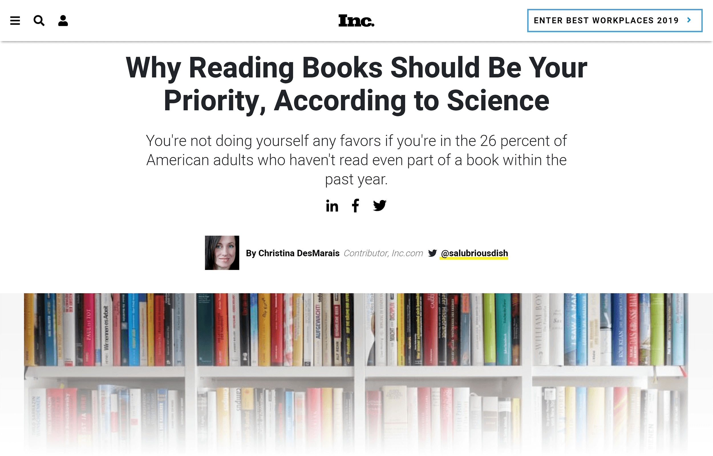 Why reading books should be your priority