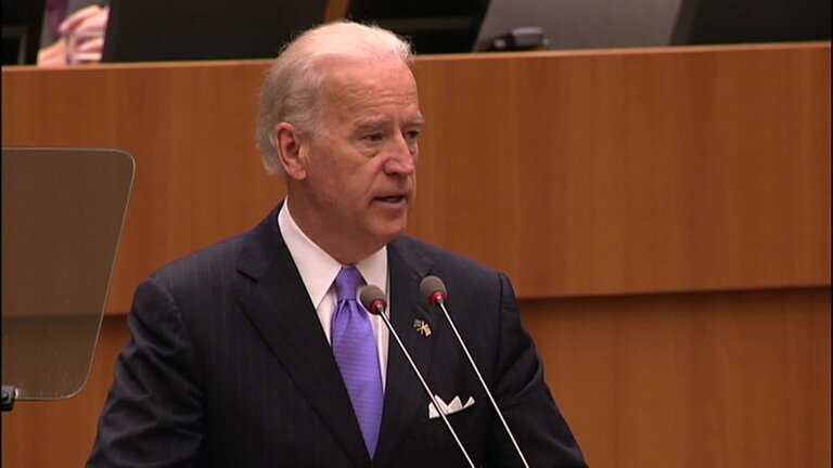 Memoclip: Joe BIDEN, President of the United States, and the European Parliament