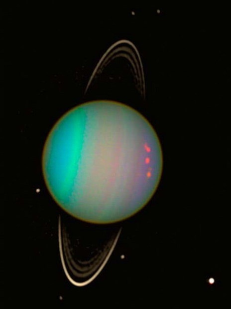 Image of Uranus and its rings