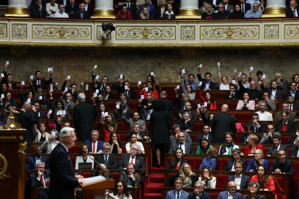 Les députés LFI ont affiché leur désaccord avec le choix de Michel Barnier comme Premier ministre.