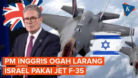 Israel Pakai Jet Tempur F-35 di Gaza, PM Inggris Ogah Melarang Meski Terus Didesak