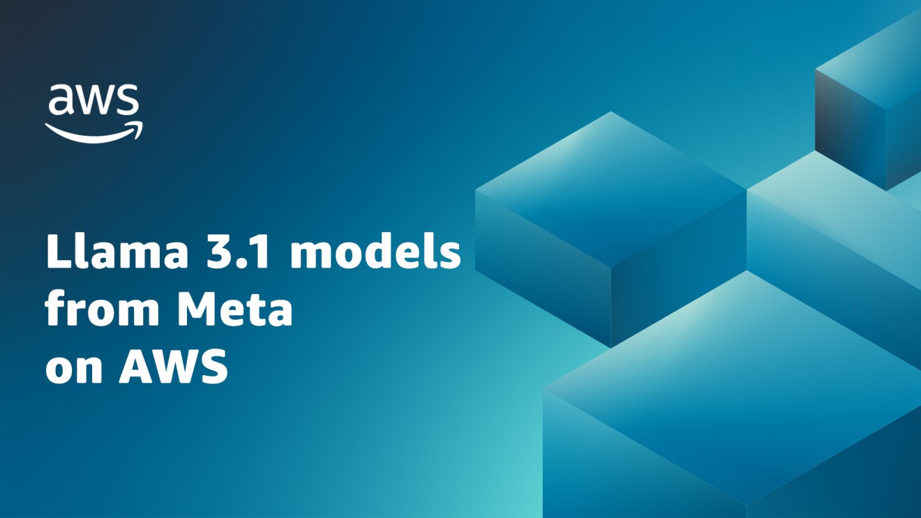 Llama 3.1 models from Meta are now available on AWS, offering more options for building generative AI applications