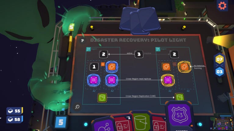 An image of AWS Card Clash, a game-based training experience.