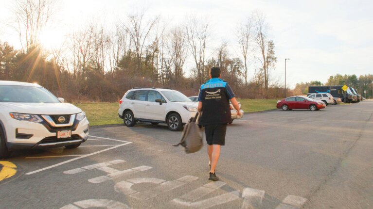 A day in the life of an Amazon delivery driver.