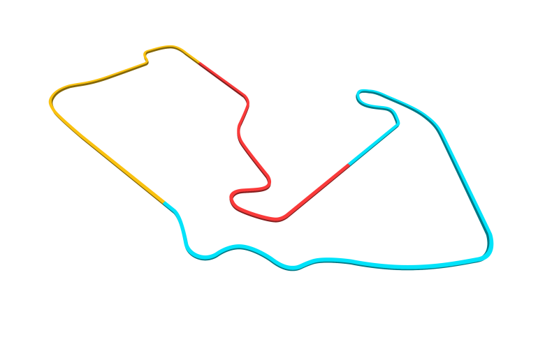 2023 British Grand Prix track map sectors