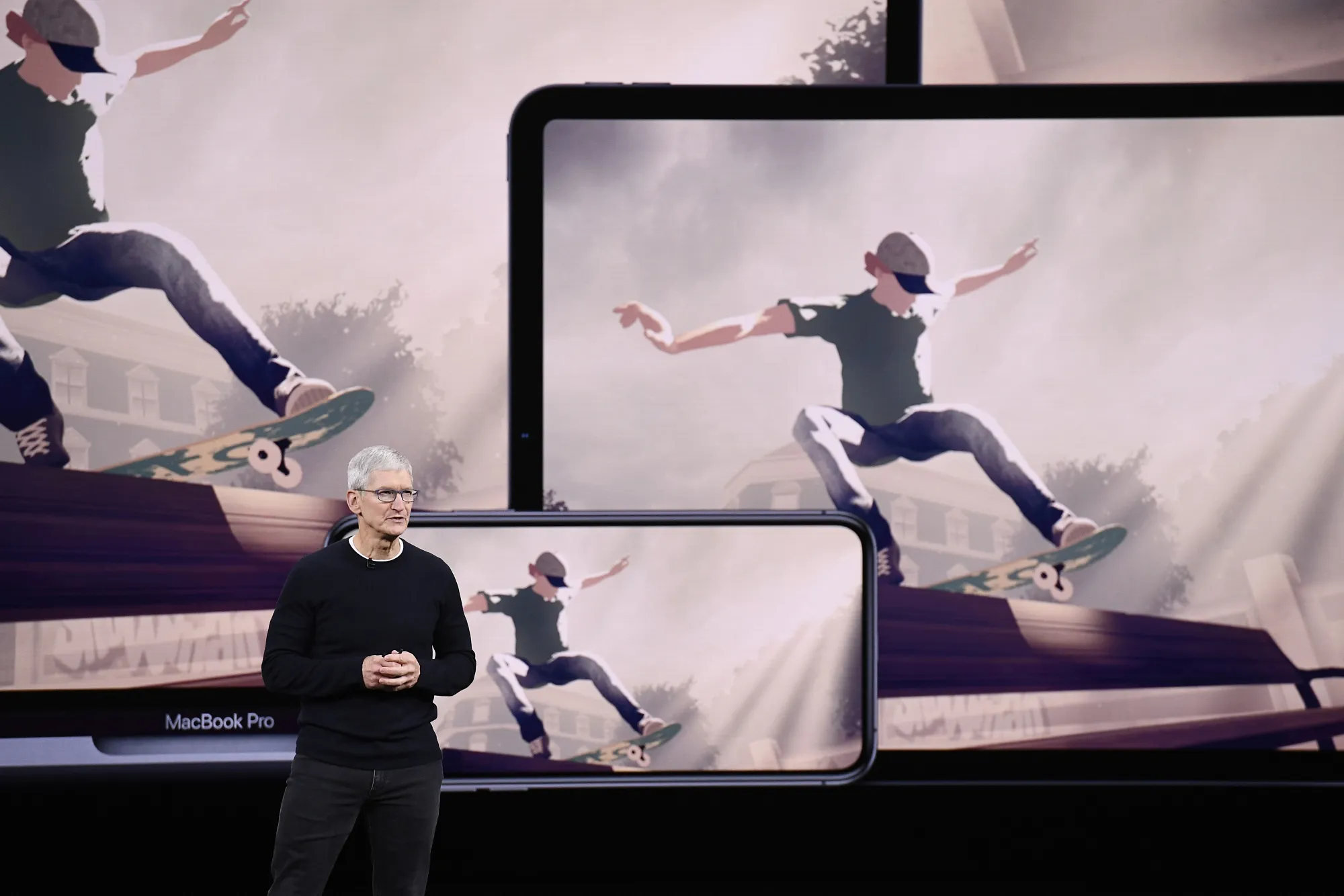 Tim Cook, chief executive officer of Apple Inc., speaks about Apple Arcade.