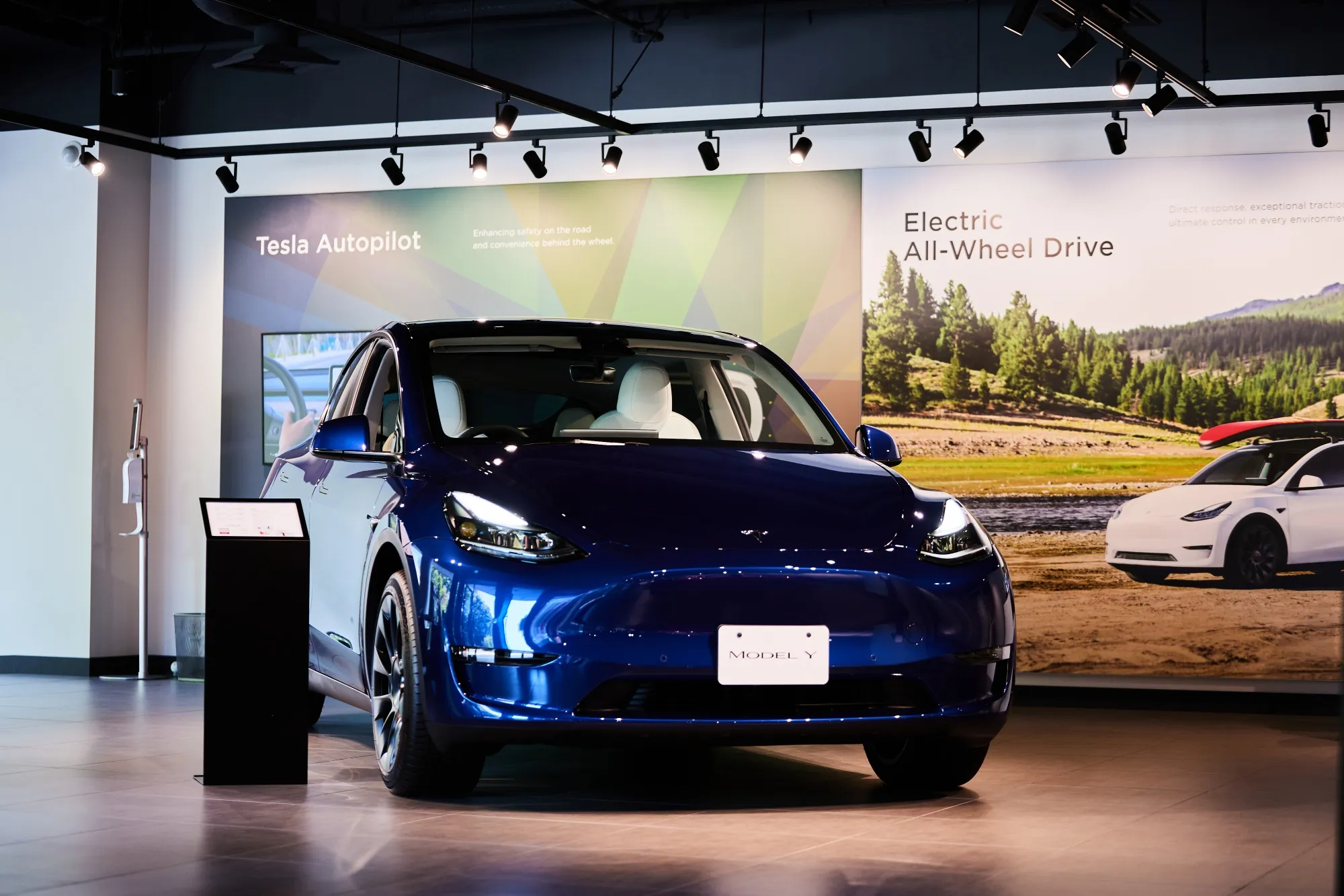 The Tesla Model Y.