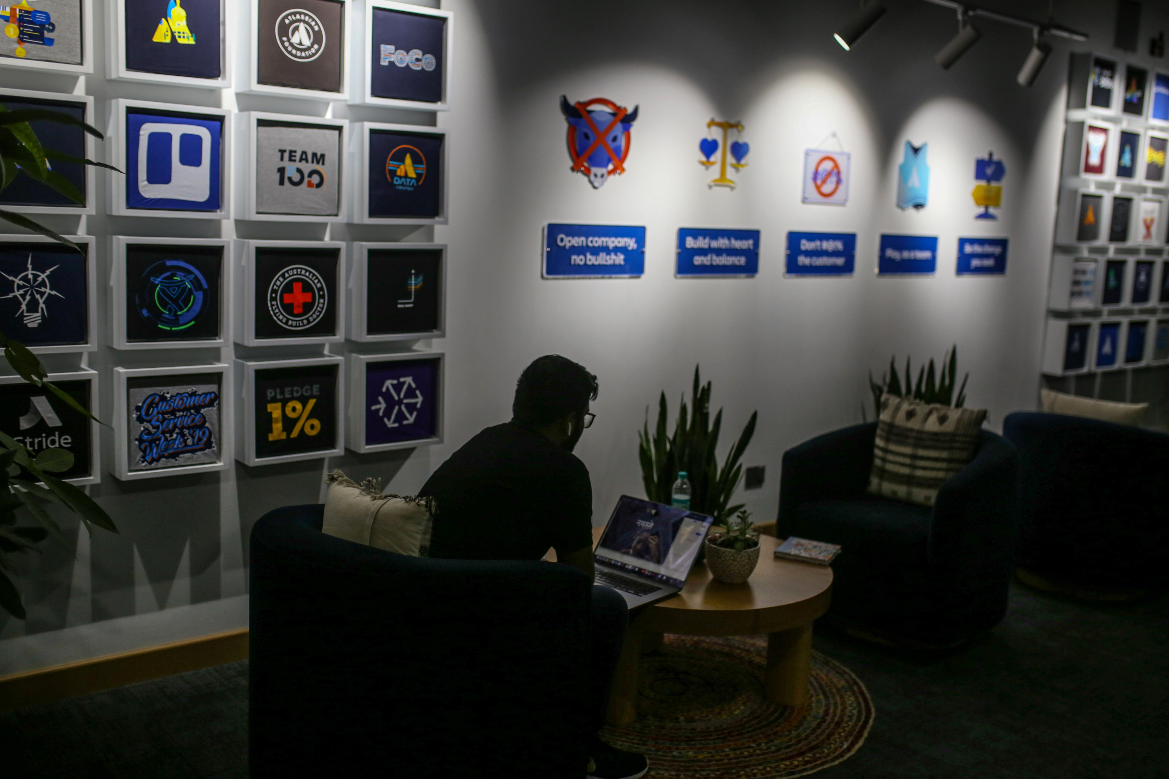 The R&amp;D center of Atlassian Corp.. in Bengaluru.&nbsp;