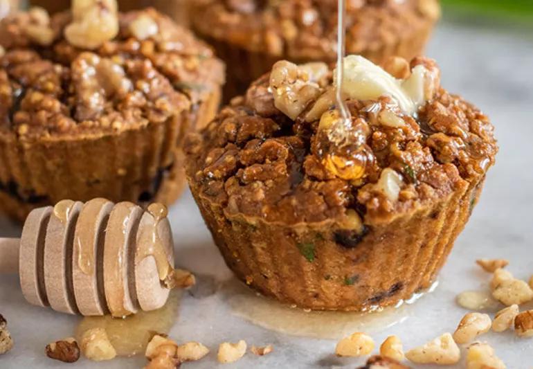 savory sweet potato quinoa muffins