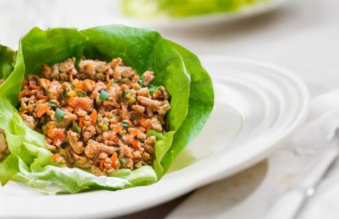 Cabbage bowl with ground turkey