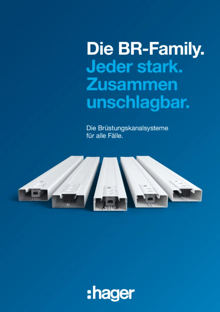 Bild Die BR-Family. Jeder stark. Zusammen unschlagbar. | Hager Deutschland