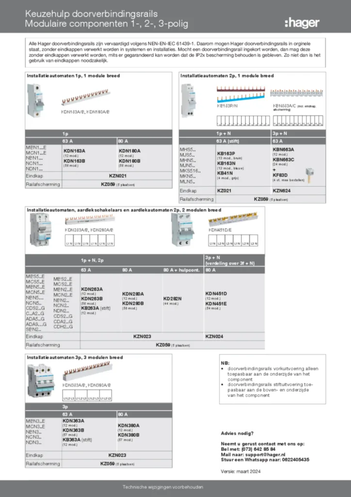 Afbeelding Technische appendix (multiproducten) nl-NL 2024-05-29 | Hager Nederland