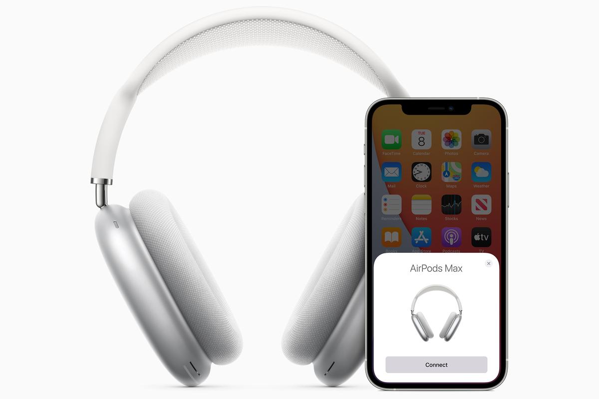 The AirPods Max headphones are reported to deliver high-fidelity audio, adaptive EQ, active noise cancellation and spatial audio