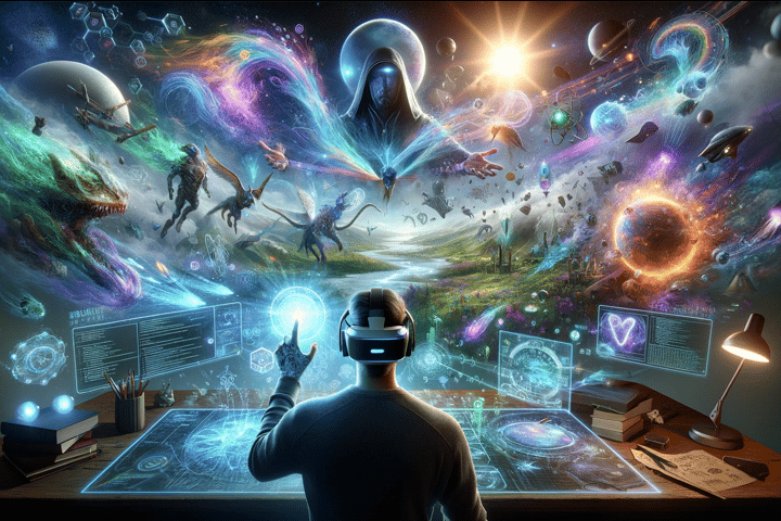 Future game designers will be like godlike directors, calling visions into existence using interactive AI experience generation