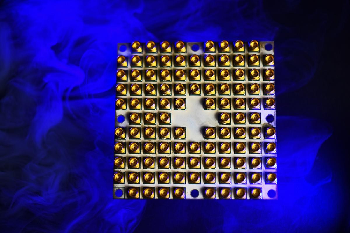 Intel has unveiled its latest quantum computing test chip, named "Tangle Lake," at CES this week