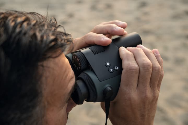 The AX Visio smart binoculars tap into the power of Merlin Bird ID and Mammal ID to identify birds and animals