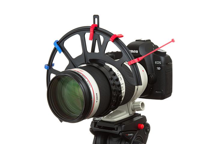 FocusMaker attaches to the focus ring of any DSLR lens