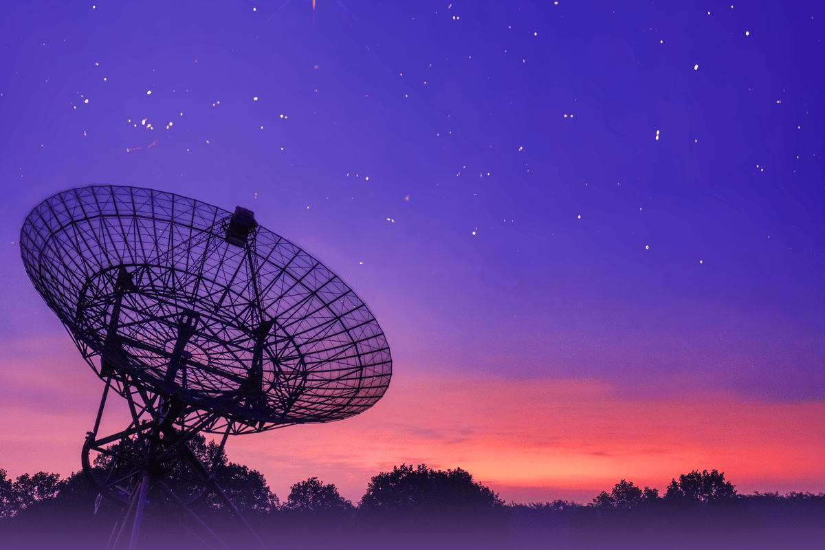 The Westerbork Synthesis Radio Telescope (WSRT) in the Netherlands
