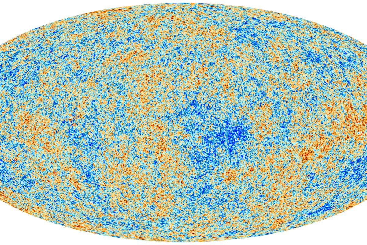 The ESA's Planck space telescope has revealed a detailed image showing the 'afterglow' of the Big Bang (Image: ESA)