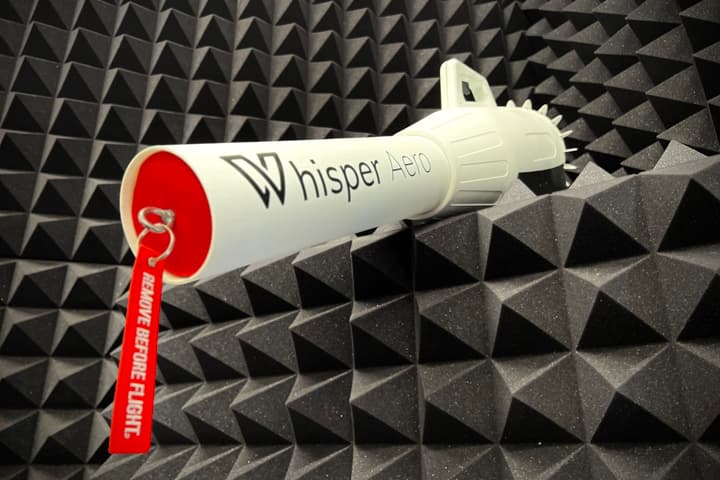 Looking disturbingly like an extra large hospital pee bottle, meet the Whisper Aero prototype leaf blower