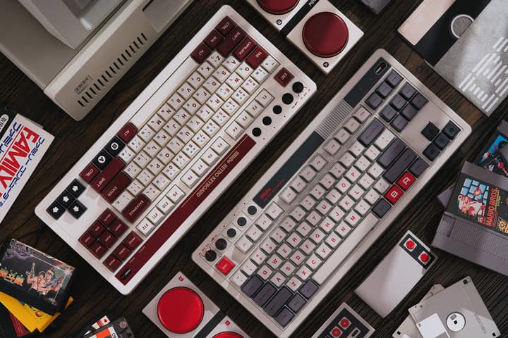 8BitDo has unveiled a pair of mechanical keyboards styled after classic Nintendo consoles