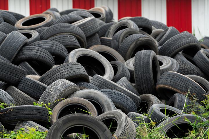Old tires can be a major environmental problem, but they may find new life in making road surfaces that withstand UV light for longer