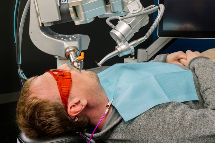 A world-first human treatment by an autonomous robot dental surgeon