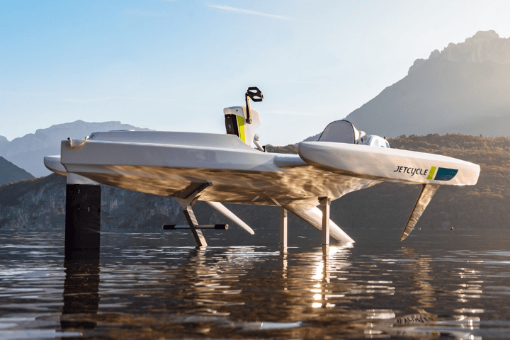 Jetcycle expands its lineup with the electrified E-Jetcycle hydrofoil trimaran