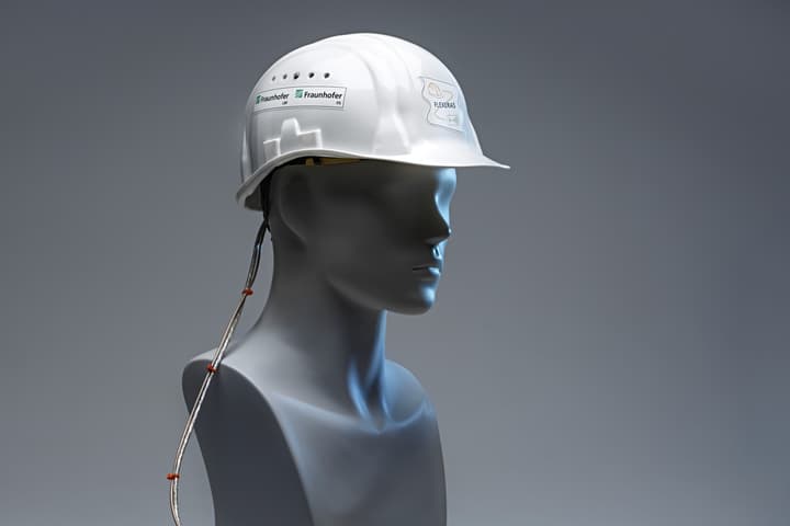 The helmet will be on display later this month at the Hannover Messe trade show