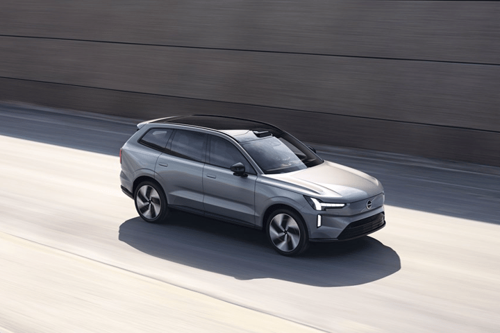 The Volvo EX90 debuts with a 408-hp dual-motor electric drive with up to 300 miles of range