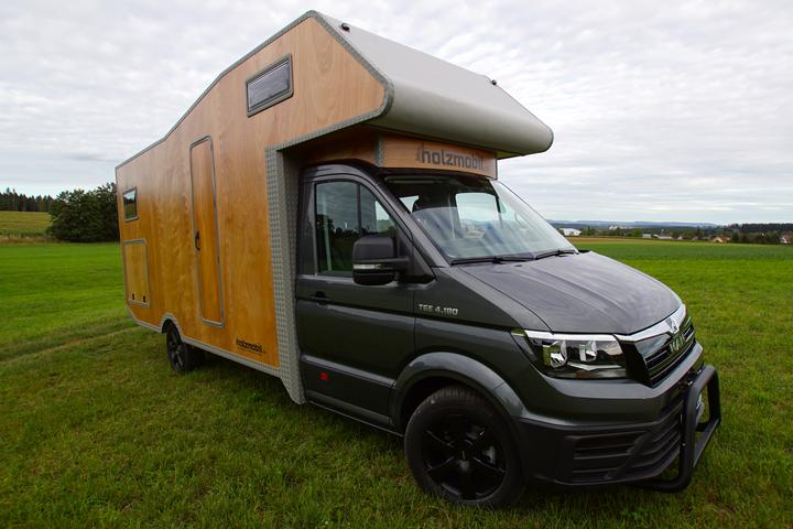 We've seen a few MAN TGE-based motorhomes and camper vans over the years, and the Holzmobil is the prettiest