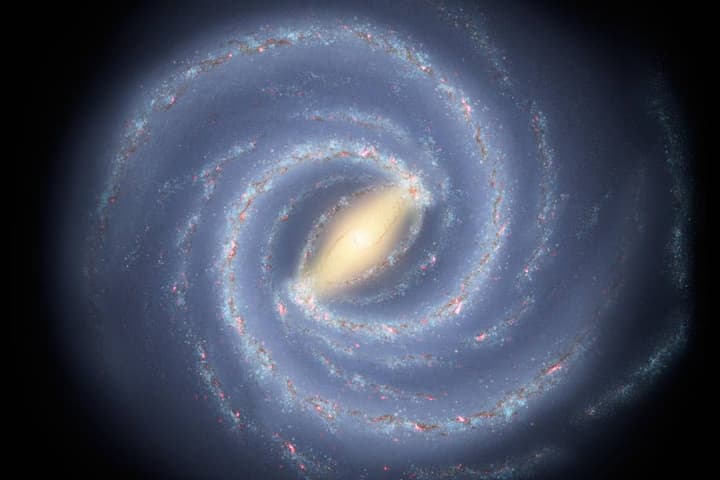 An artist's impression of the Milky Way galaxy, which a new study has found could be more habitable than previously thought