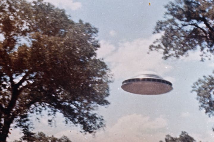 One of the most famous photographs of an alleged UFO – though this one has been thoroughly debunked