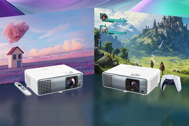 Low-lag 4K laser projectors designed for gamers and movie watchers