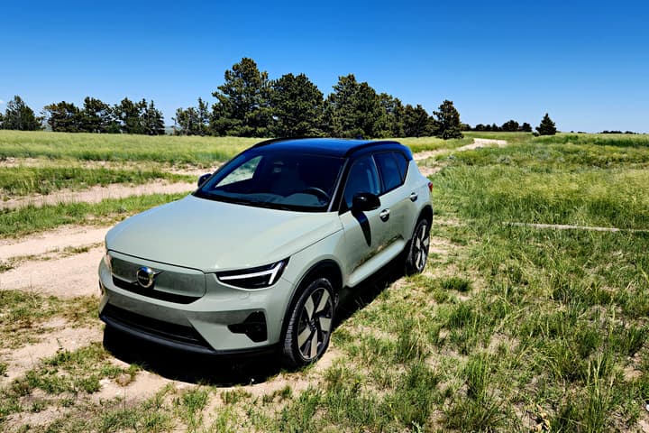 The 2023 Volvo XC40 Recharge is a fully-electric subcompact luxury SUV