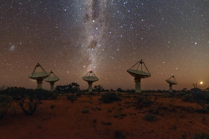 The ASKAP radio telescope in Western Australia pinpointed the location of a mysterious radio signal from space