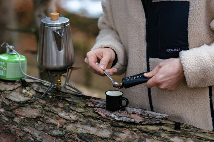 Prepare No Normal tubed coffee paste with the usual camp coffee gear, or with nothing more than a squeeze of the tube