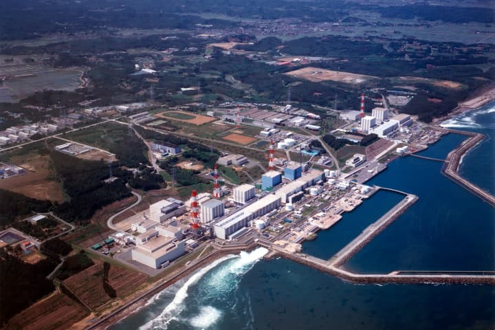 The Fukushima nuclear power station