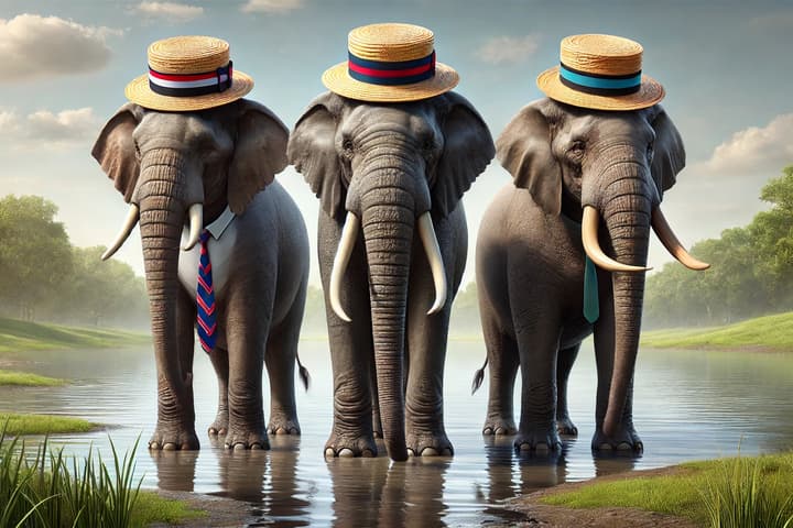 The barbershop quartet-style vocalization of male elephants is another breakthrough in understanding how elephants communicate