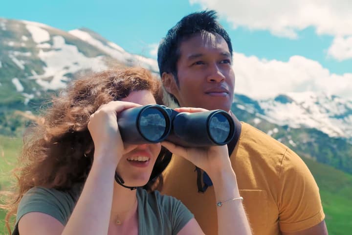 The Envision binoculars combine premium Nikon optics with AR overlays that tell you more about what you're looking at