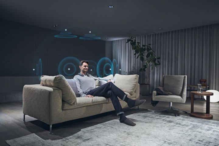 The combination of a neckband speaker, wireless transmitter, Bravia XR television and a mobile app will allow home theater buffs to become immersed in a cinematic sound bubble