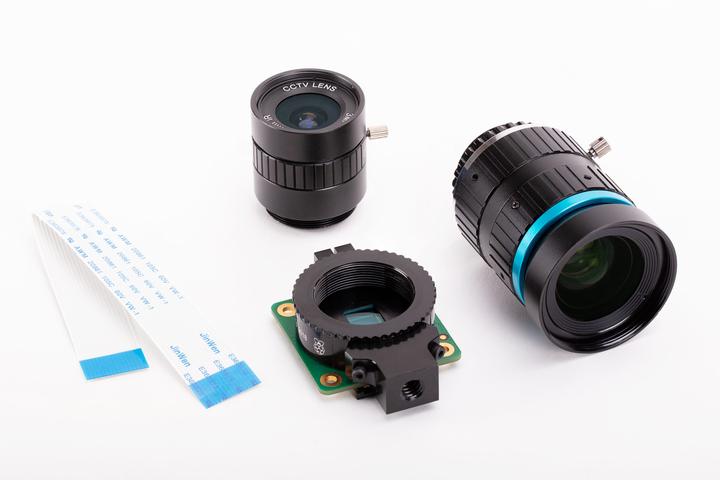 A CS-mount lens and a C-mount lens are being released to go with the Raspberry Pi High Quality Camera module