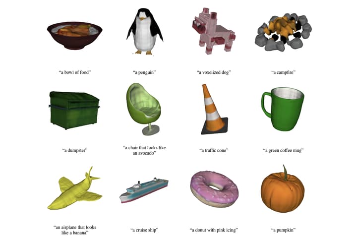 Like DALL-E for 3D models, Shap-E can turn natural language descriptions into 3D assets