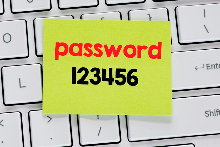 "123456" topped the list of most popular passwords for the fifth year running