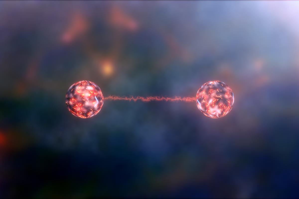 Researchers have successfully quantum entangled two atoms over 30 km of fiber optic cables