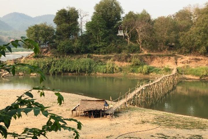 A river in Luang Prabang, Laos, sampled as part of a study into pharmaceutical pollution of waterways