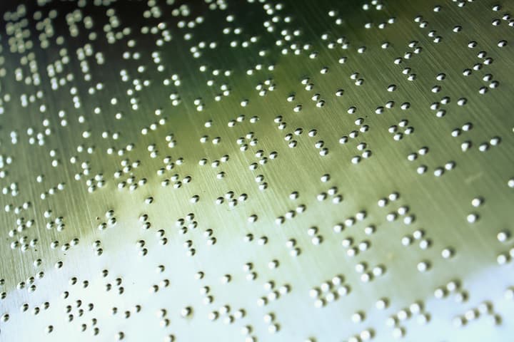 A new solar cell design consisting of "hemispheres" on the surface, like braille dots, could improve efficiency