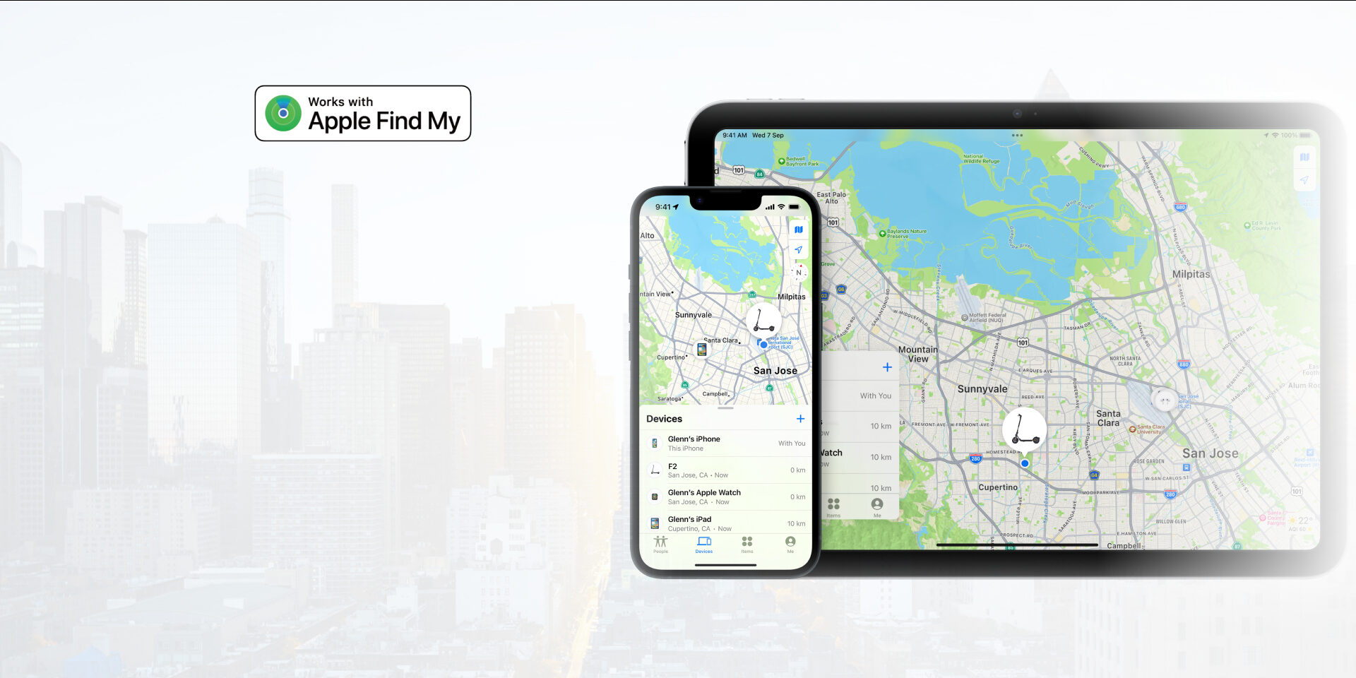 Suivez votre trottinette avec le réseau Find My d'Apple